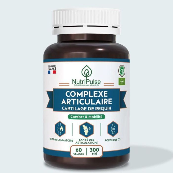 Cartilage de Requin Complexe Articulaire – Confort, Mobilité & Santé des Articulations 60 Gélules