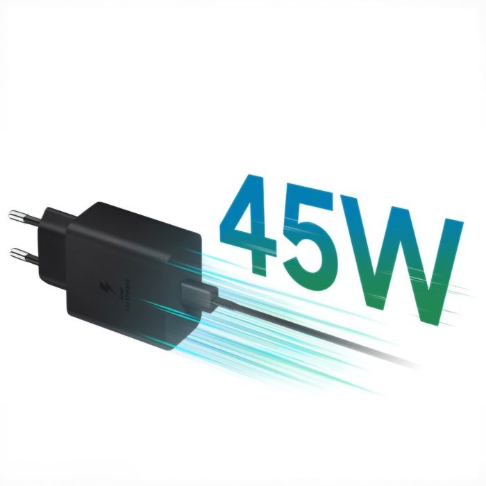 Chargeur 45W samsung super fast charger avec cable type-c 5A 1M