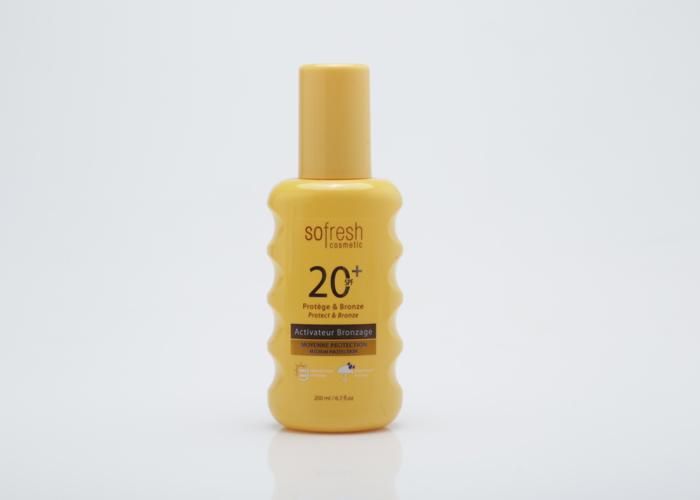 SOFRESH-ACTIVATEUR BRONZAGE SPF 20+  200 ML