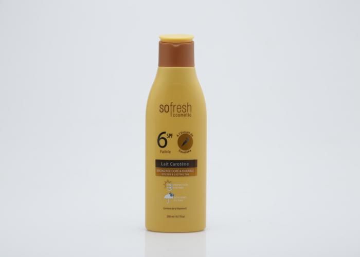 SOFRESH-LAIT CAROTENE SPF 6- 200 ML