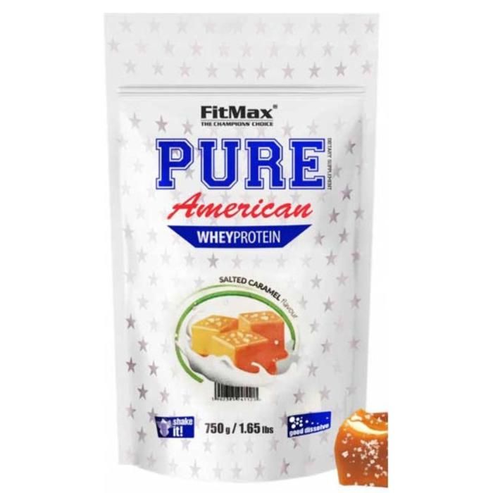 Pure American Whey Protein Salted Caramel 750 g - Protéine de Lactosérum & Croissance Musculaire