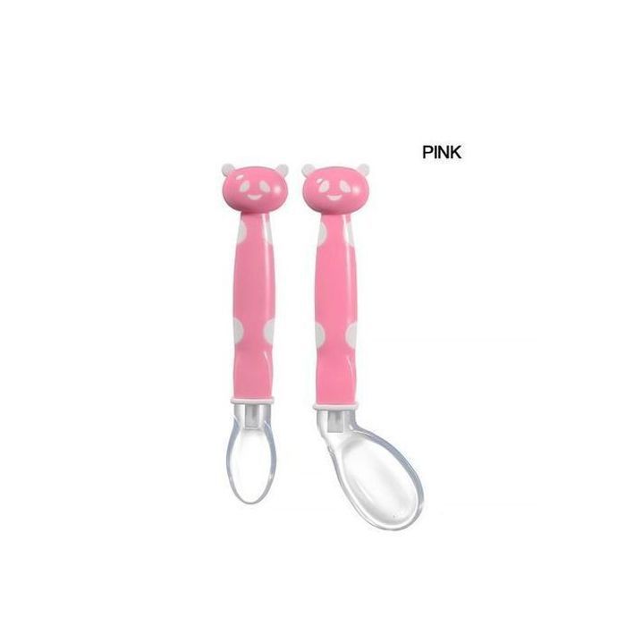 2 cuillères pour bébé Panda silicone
