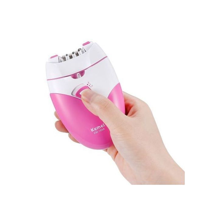 Kemei Épilateur électrique Rechargeable avec port USB pour femme, pour épilation, rasage corps et pieds