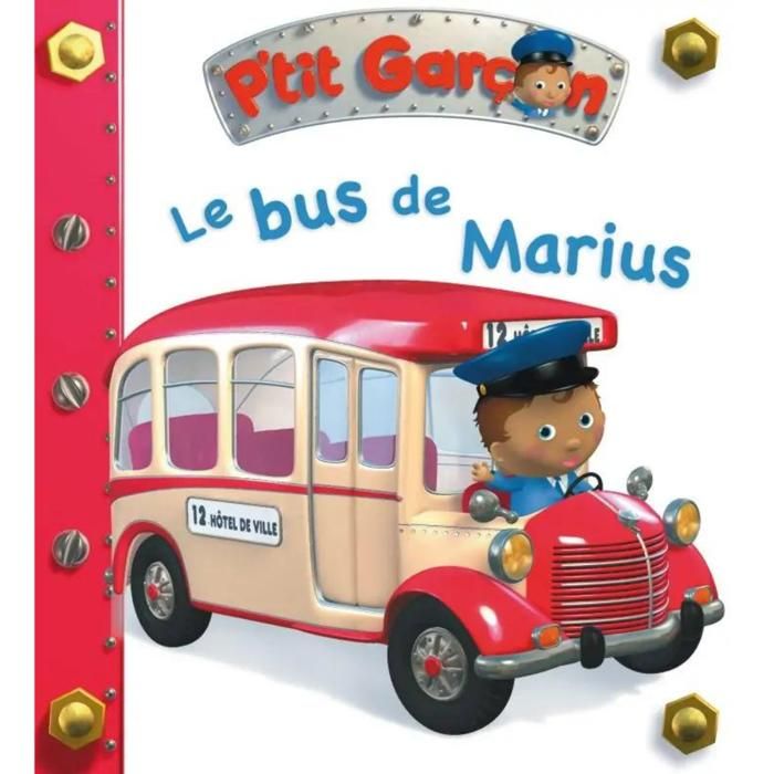 Livre pour enfants - CHAARAOUI - Bus de Marius - 16 pages - 15 cm x 16,2 cm - Imagination