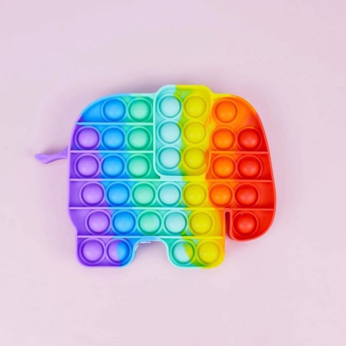 POP IT - GENERIC - Eléphant - Multicolore - Silicone - Fidget Toy