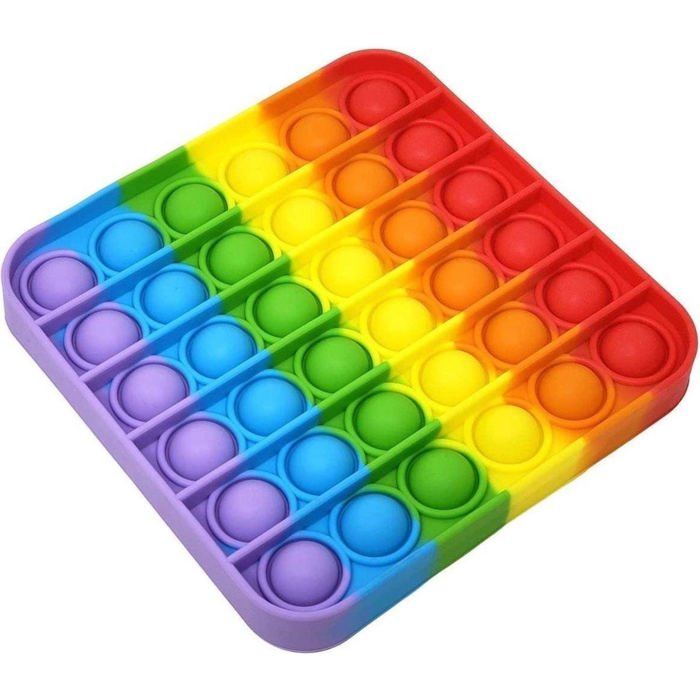 POP IT - GENERIC - Carré - Multicolore - Jouet sensoriel - Anti-stress
