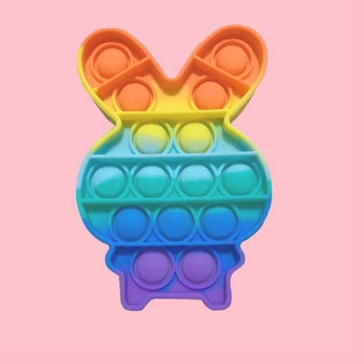 POP IT - GENERIC - Lapin - Multicolore - Silicone - Jouet anti-stress