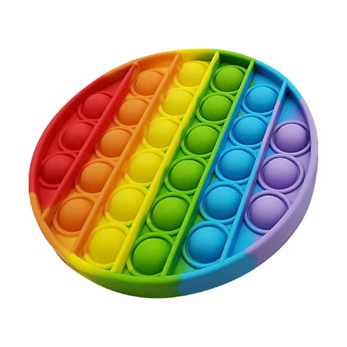 POP IT - GENERIC - Rond - Multicolore - Silicone - Anti-stress