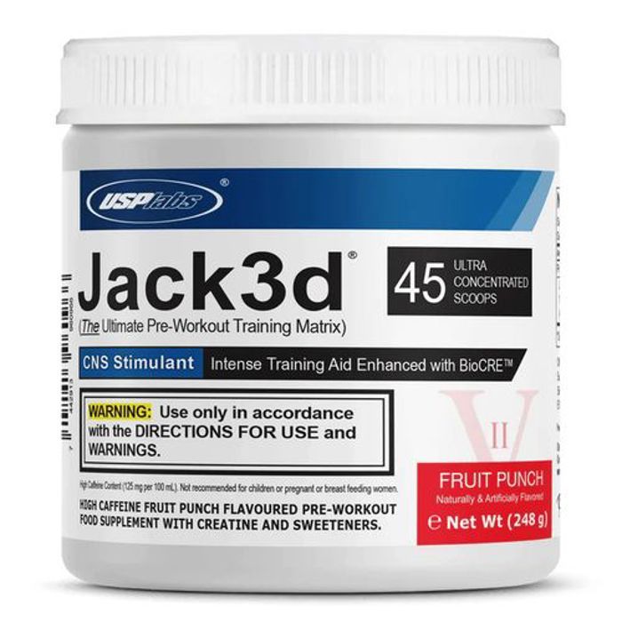 Booster Pre-Workout Jack3d® Nouvelle Formule - 248g Fruit Punch