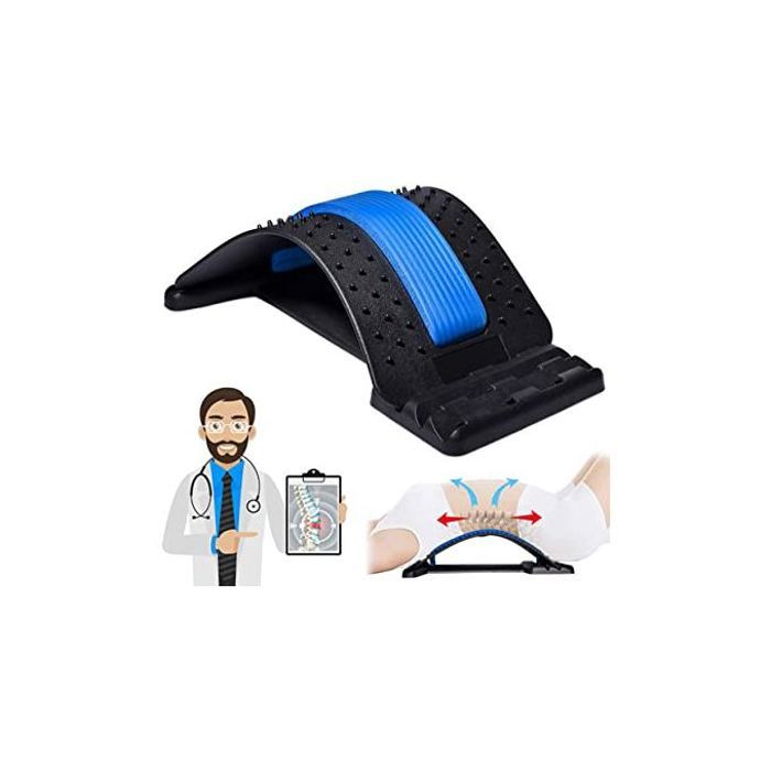 1pc Back Stretch Equipment Massager Massageador Magic Stretcher Fitness POIDS MAX 90KGS
