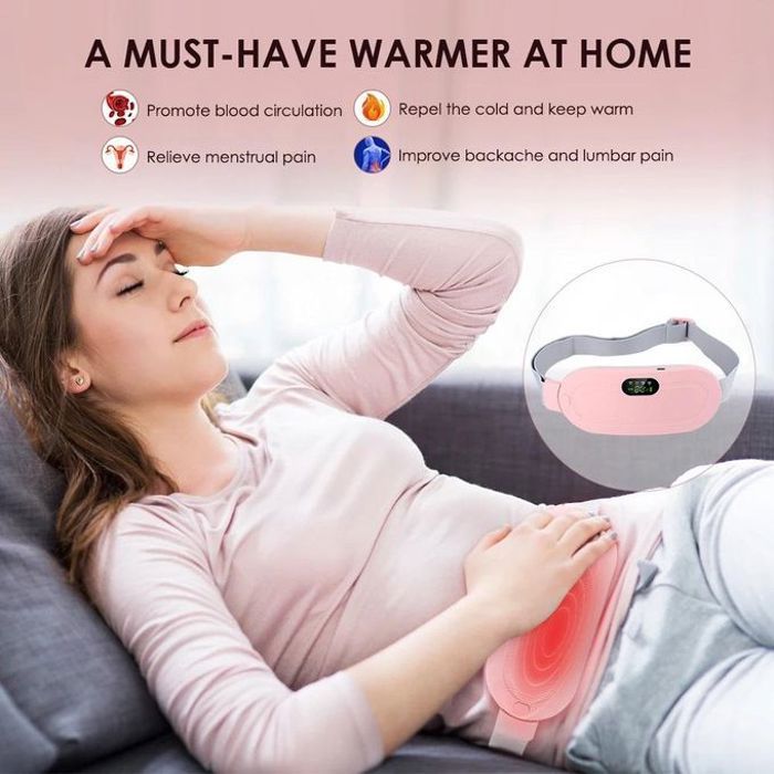 Chauffe-ventre aste USB portable, coussin chauffant menstruel