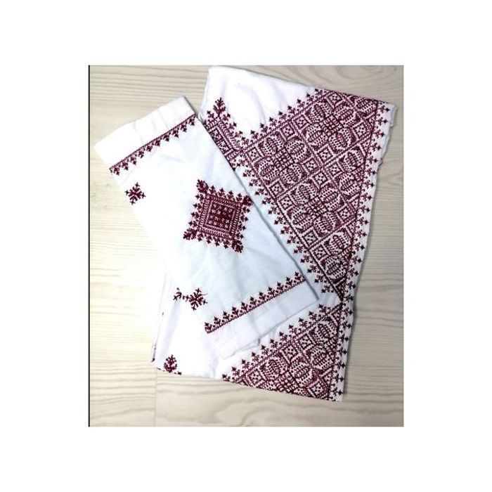 Drap housse & oreiller traditionnelle en coton pour lit bébé