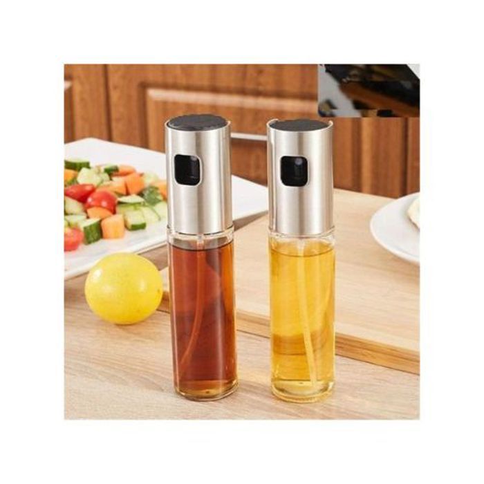 2pcs Spray Huile Cuisine,Vaporisateur Huile d’olive pour cuisine et friteuse d'air 100 ml