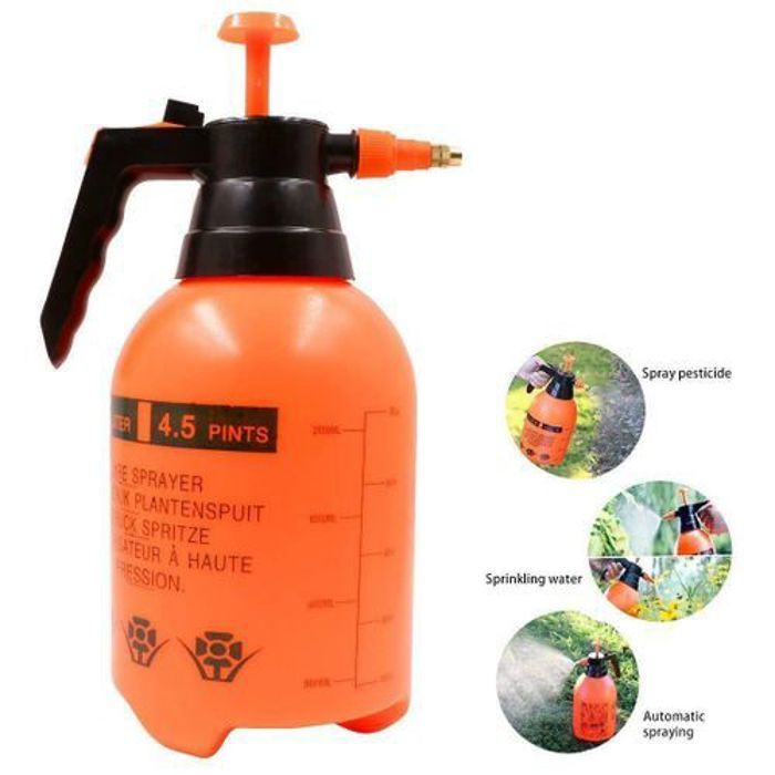 Pulvérisateur à pression - GENERIC - 2L - Buse en laiton réglable - Sécurité automatique - Arrosage jardin