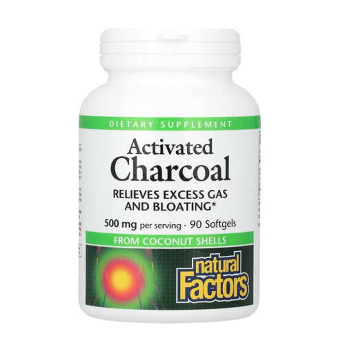 Charbon actif, 500 mg, 90 capsules