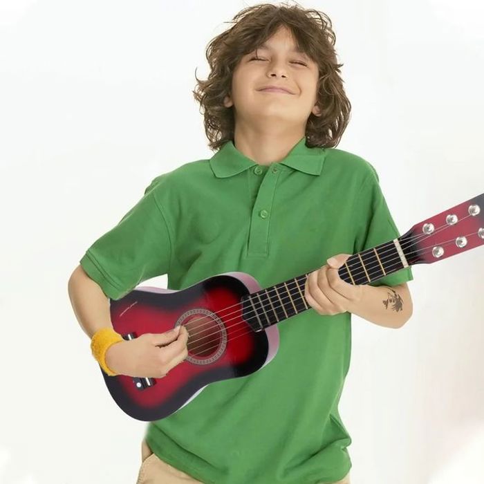 Guitare enfants Jouet musical de guitare à cordes Gitarre 53 cm