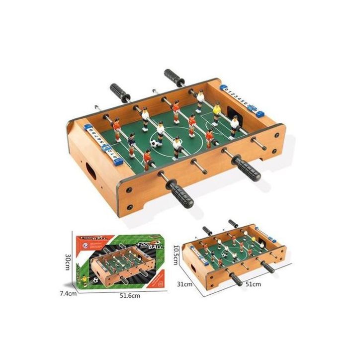 Table football babyfoot en bois