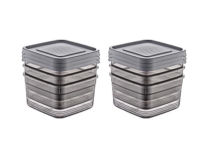 Pack de 6 boites de rangement et de conservation de 250ml sans BPA