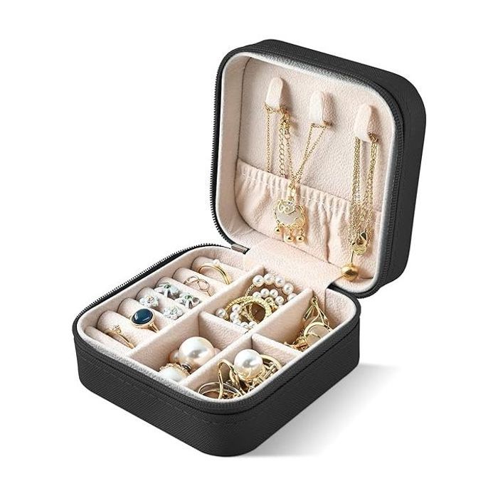 Boite A Bijoux Voyage, 10 Cm Ultra Compact Petite Boîte À Bijoux (Couleur disponible en stock)