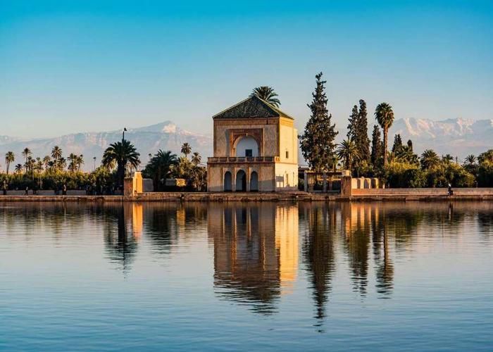 Jardins de la Ménara de Marrakech Puzzle 1000 pièces