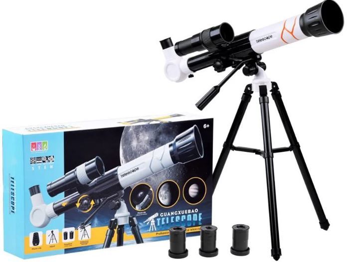 Télescope - GENERIC - Pour Enfant et Débutant - Noir - Trépied - Jouet Éducatif