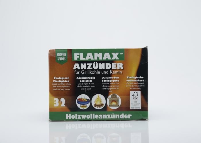 ALLUME FEU ECOLOGIQUE  FLAMAX 32 EN BOIS ET CIRE