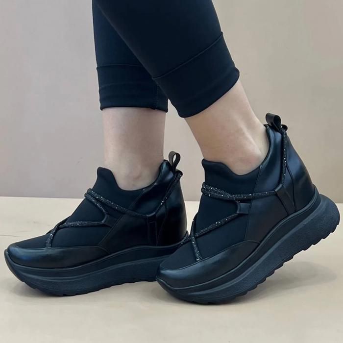 Baskets pour Femme Tendance Turkey Espadrille-Noir