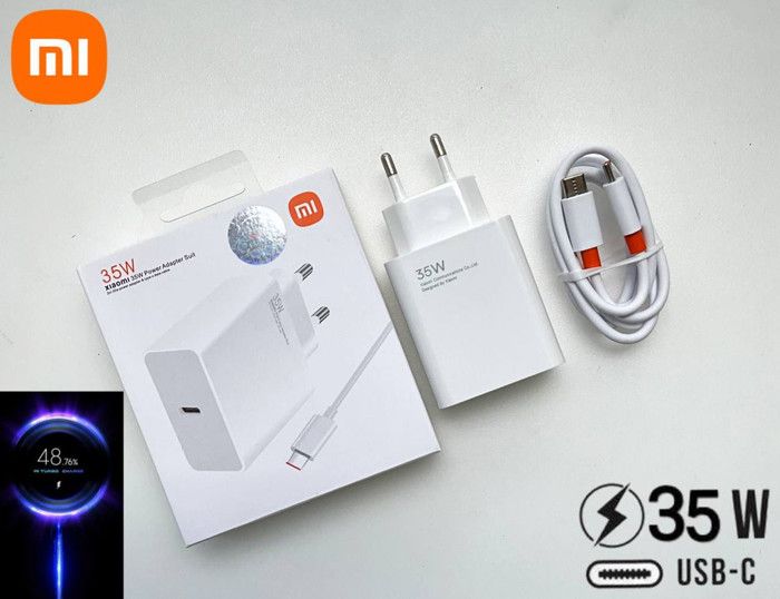 Xiaomi Chargeur type-C 35Watt, turbo charge pour smartphones