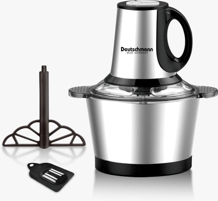 Hachoir électrique bol inox 2L pour viande et legume