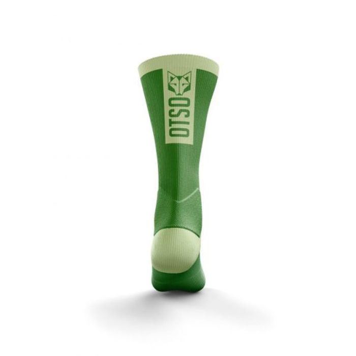 CHAUSSETTE MULTISPORT - OTSO - chaussettes hautes vert et vert citron