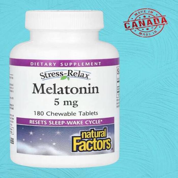 mélatonine, 5 mg, 180 comprimés à mâcher
