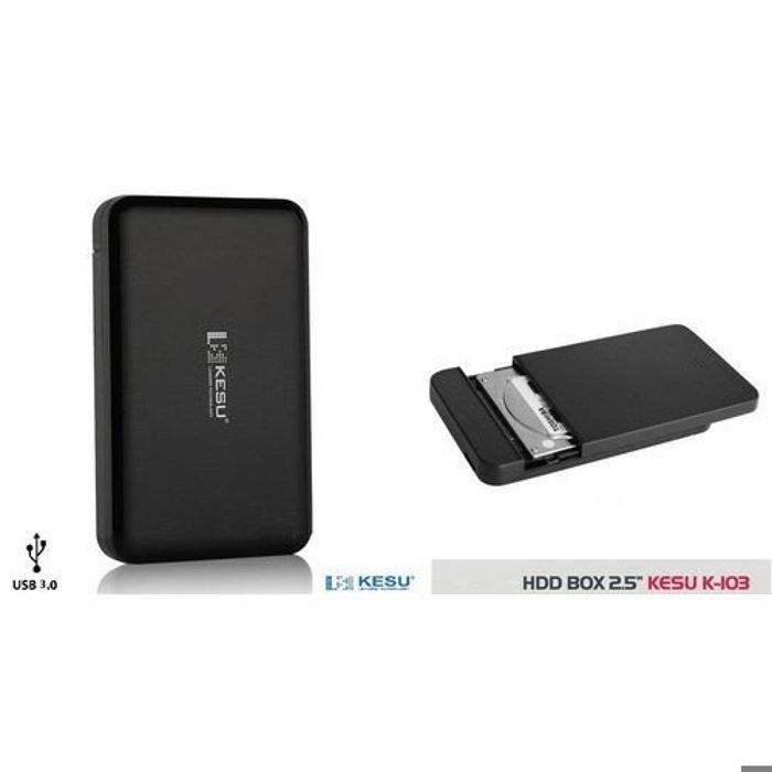 Boîtier de Disque Dur Externe SATA 2.5" USB 3.0 / 2.0 , HDD / SSD External Case coulissante
