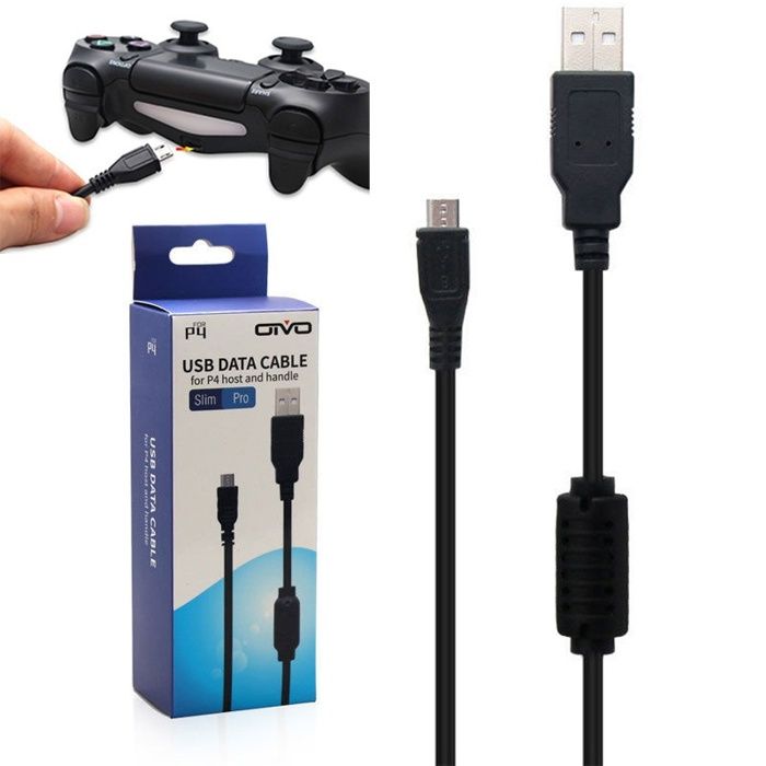 Cable de charge USB pour Manette PS4 Playstation 4 Slim & Pro 2 Câble de données