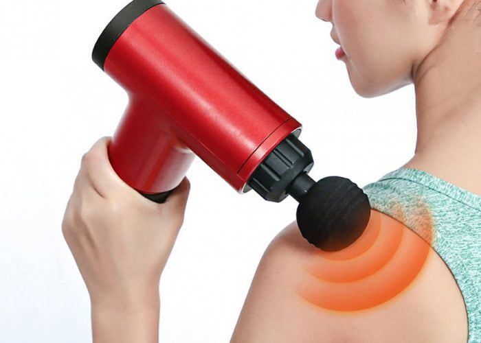 Pistolet de massage musculaire réglable corps et cou