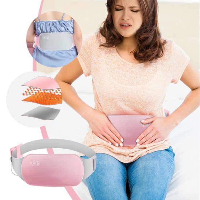 Ceinture pour chauffante électrique, soulage la douleur menstruelle les maux de dos
