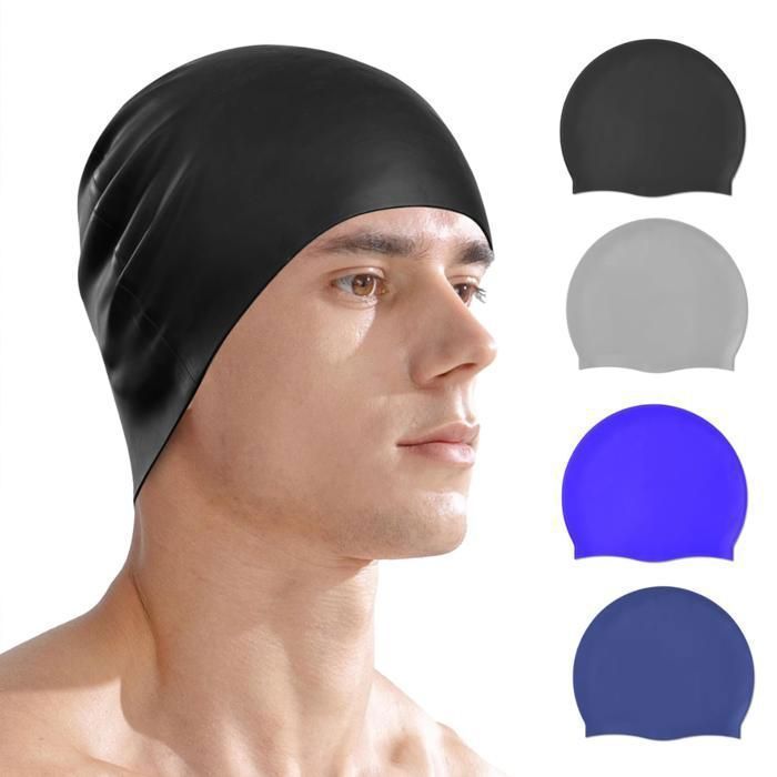 Bonnet de natation protection cheveu unisexe