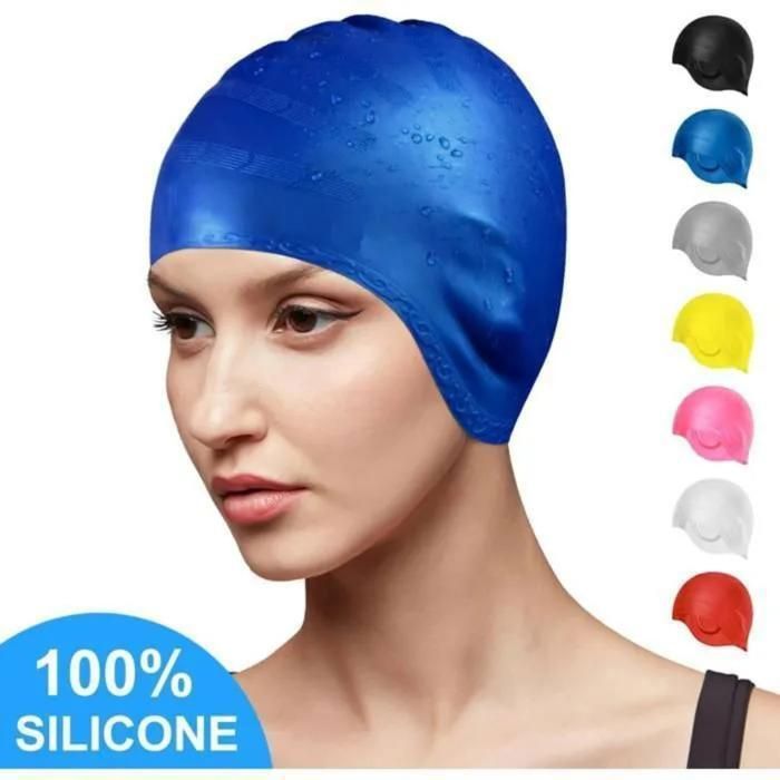 Bonnet de natation unisexe pour protéger les cheveux