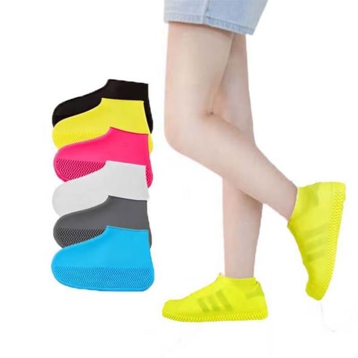 Housses de Chaussures Imperméables et Antidérapantes – Protection Plie et Boue – Couleur Aléatoire
