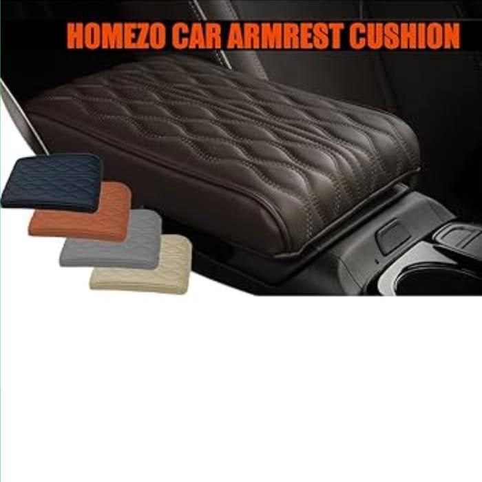 Coussin de boîte de bras de voiture en cuir