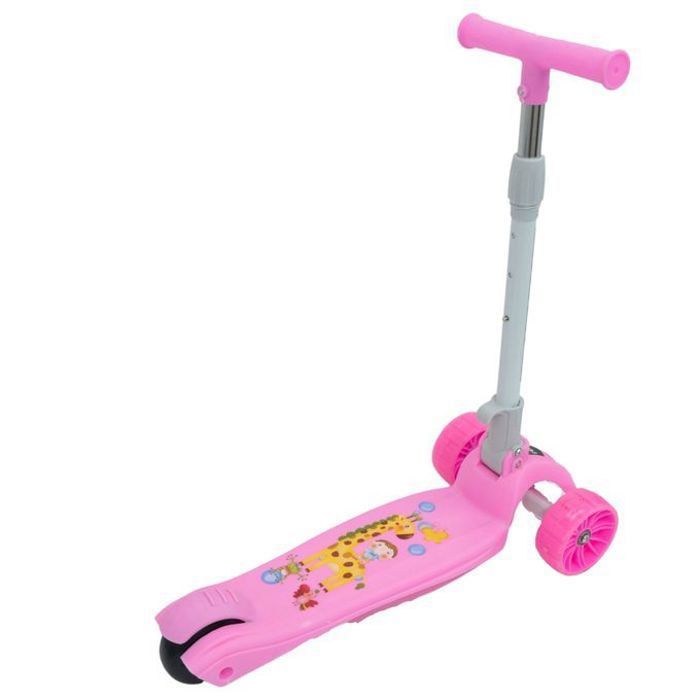 Trottinette réglable enfant 3-10 ans extérieur (Couleur et designe aléatoire)