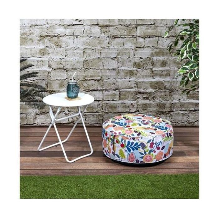 Pouf gonflable,tabouret gonflable, chaise de jardin élégante et pratique 56x25cm