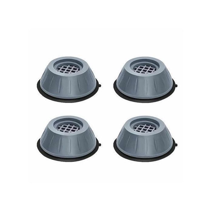 Support anti-vibration machine à laver 4 pièces