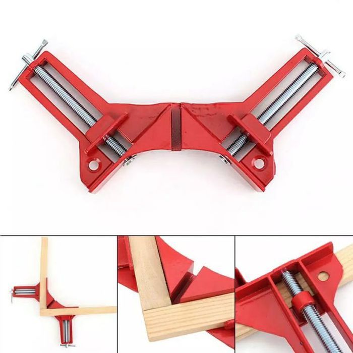 Pince à angle droit 90 degrés rouge