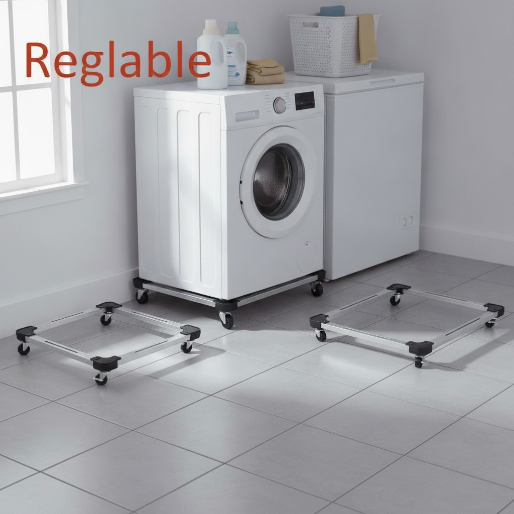 Support roulant extensible pour lave-linge et congélateur - Marjane Mall - Image 3