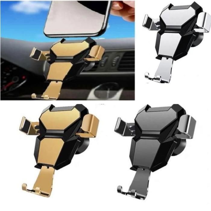 Support de téléphone portable à gravité pour grille d’aération de voiture
