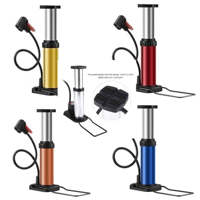 Pompe à vélo portable en alliage d'aluminium (Couleur aléatoire)