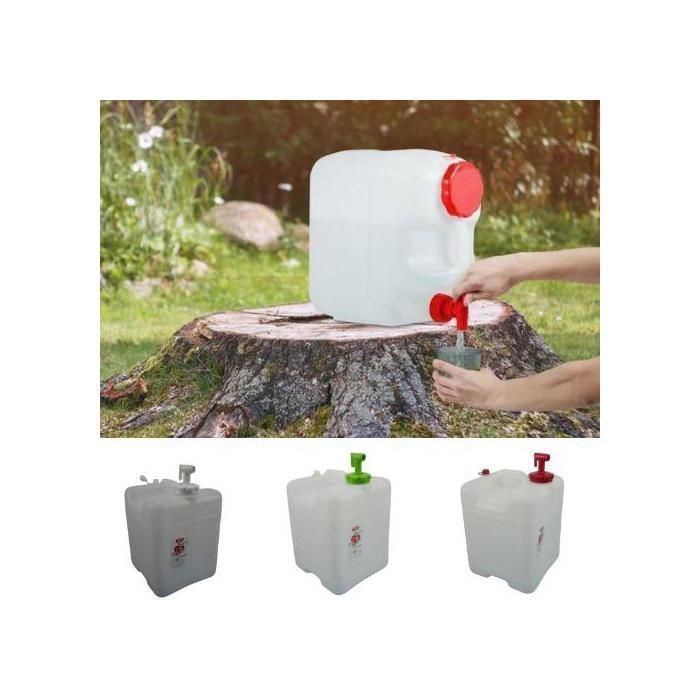 Bidon d'eau durable de 24 litres pour les passionnés de plein air,36x25x26cm