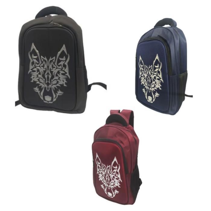 Sac à dos scolaire mesh 3d motif imprimé(Couleur aléatoire)