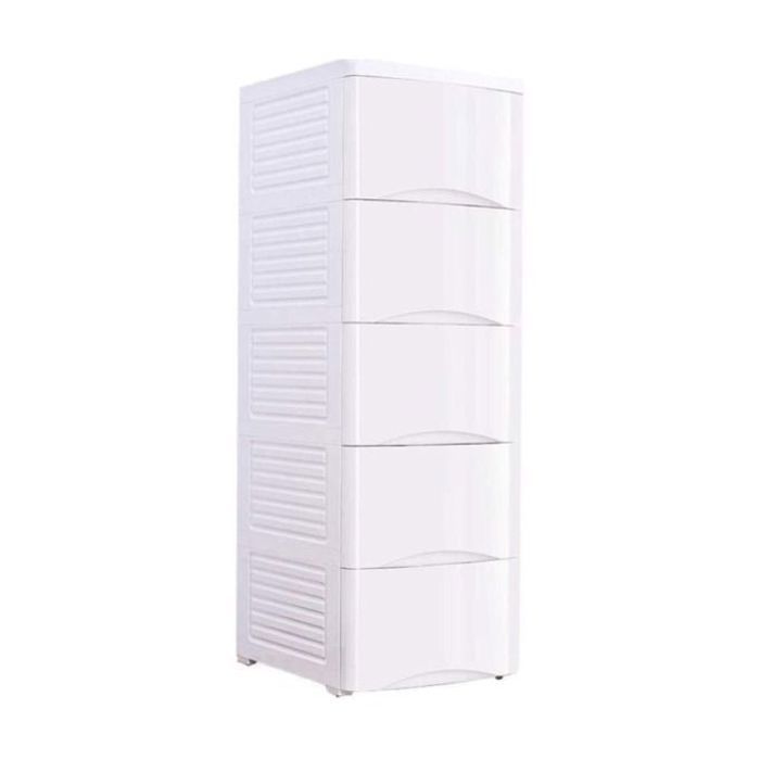Meuble de rangement polyvalent en plastique à 5 niveaux