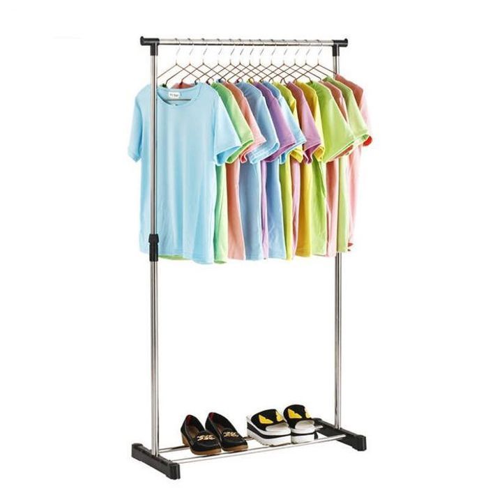 Support de sécheuse portant vêtements porte-vêtements hauteur ajustable inox